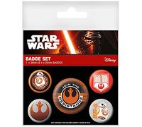 Star Wars, BP80511, Star Wars Episode VII - Resistance Badge Pack, Multi-Color, 10 x 12.5cm