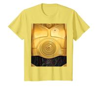 Star Wars C-3PO Halloween Costume T-Shirt, Youth, Lemon Yellow, 2T