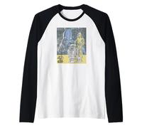 Star Wars C-3PO & R2-D2 Darth Vader Poster Raglan Baseball Tee