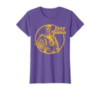 Star Wars C-3PO Stay Golden Text Portrait T-Shirt