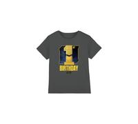 Star Wars C3Po 1St Birthday Space Kids T-Shirt Charcoal | Size: 5-6 Years Star Wars Charcoal 5-6 Years