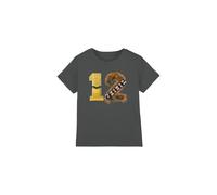 Star Wars C3PO Chewbacca 12 Unisex Kids T Shirt, Charcoal, 12-13 Years