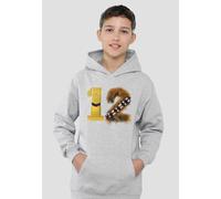 Star Wars C3Po Chewbacca 12 Youth Kids Pull-Over Hoodie, Athletic Heather Disney Grey 7-8 Years