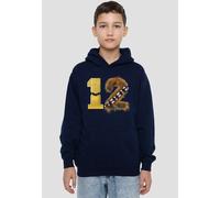 Star Wars C3Po Chewbacca 12 Youth Kids Pull-Over Hoodie, Navy Disney Navy 7-8 Years