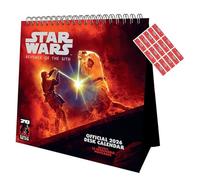 Star Wars Calendar 2026 Desk Easel Flip Calendar with Free Organising Stickers Included