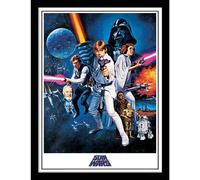 Star Wars Canvas Print In Blue Blue