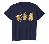 Star Wars Character Gingerbread Portrait T-Shirt, Youth, Navy Blue, X-Small