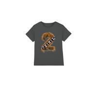 Star Wars Chewbacca 2 Unisex Kids T Shirt, Charcoal, 5-6 Years