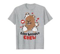 Star Wars Chewbacca Lost Without Chew T-Shirt, Men, Heather Grey, 4X-Large
