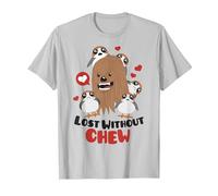 Star Wars Chewbacca Lost Without Chew T-Shirt, Men, Silver Grey, X-Large
