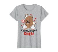Star Wars Chewbacca Lost Without Chew T-Shirt, Women, Heather Grey, 3X-Large