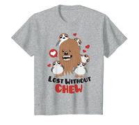 Star Wars Chewbacca Lost Without Chew T-Shirt, Youth, Heather Grey, 2T