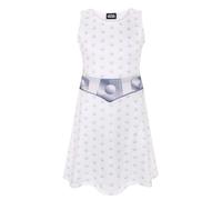 Star Wars Childrens Girls Princess Leia Costume Dress / 11-12 Years White NS4670