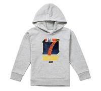 Star Wars Childrens/Kids 7th Birthday Star Wars Greatest Kid XWing Space Heather Pullover Hoodie