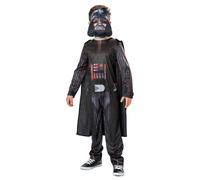 (7-8 Years, Black) Star Wars Childrens/Kids Green Collection Darth Vader Costume