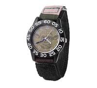 STAR WARS Children's Plastic Analogue Quartz Watch with Nylon Strap, Black/Cameo, Modern