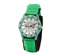 Star Wars Children's Plastic Analogue Quartz Watch with Nylon Strap, Green, Classic