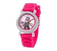 STAR WARS Children's Plastic Watch Analogue Quartz Silicone Strap Pink Plastic Silicone, Pink, Plastic and silicone