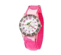 STAR WARS Children's Plastic Watch Analogue Quartz Watch with Nylon Strap Pink Plastic