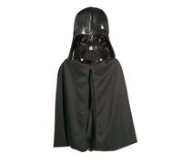 Star Wars Childrens Unisex Childrens/Kids Darth Vader Mask & Cape Set (Black) - One Size