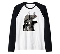 Star Wars Christmas ATAT Reindeer Raglan Baseball Tee