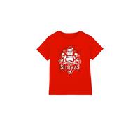 Star Wars Christmas Beginning To Look A Lot Like Sithmas Kids T-Shirt Red | Size: 5-6 Years Star Wars Red 5-6 Years