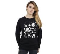 Star Wars Christmas Drations Sweatshirt In Black Black S