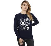 Star Wars Christmas Drations Sweatshirt In Navy Navy XXL