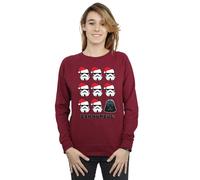 Star Wars Christmas Humbug Sweatshirt In Burgundy Burgundy XXL