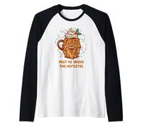 Star Wars Christmas Meet Me Under The Mistletoe Chewie Mug Raglan Baseball Tee