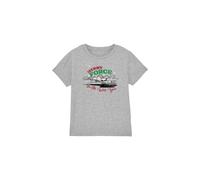 Star Wars Christmas Merry Force Be With You Kids T-Shirt Light Grey | Size: 7-8 Years Star Wars Light Grey 7-8 Years