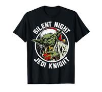 Star Wars Christmas Yoda Silent Night Jedi Knight T-Shirt