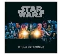 Star Wars Classic 2027 Square Wall Calendar Official Licensed Star Wars Calendar, Monthly Grid Layout, Iconic Classic Trilogy Artwork & Characters, Large Square Format, Gift for Star Wars Fans
