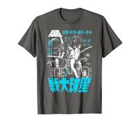 Star Wars Classic A New Hope Kanji Poster Graphic Tee T-Shirt, Men, Asphalt Grey, Medium