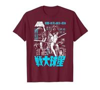 Star Wars Classic A New Hope Kanji Poster Graphic Tee T-Shirt, Men, Burgundy, Medium