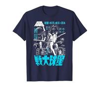 Star Wars Classic A New Hope Kanji Poster Graphic Tee T-Shirt, Men, Navy Blue, 6X-Large