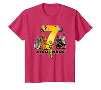 Star Wars Classic Characters Seventh Birthday 7 Years Old T-Shirt