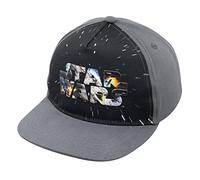Star Wars Classic Embroidered Logo Flatbrim Baseball Cap Hat, Boys Youth
