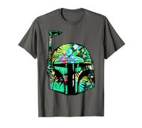 Star Wars Classic Hawaiian Print Boba Fett Helmet T-Shirt C2 T-Shirt