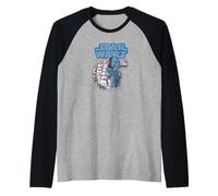 Star Wars Classic Vader & Troopers Join The Dark Side Logo Raglan Baseball Tee