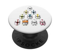 Star Wars Clone Troopers Helmet Pyramid PopSockets Adhesive PopGrip
