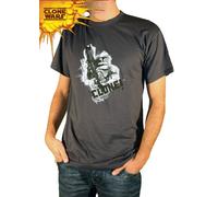 STAR WARS CLONE WARS - T-Shirt Clone With Gun (S)