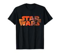 Star Wars Concept Art Luke versus Vader Retro Logo T-Shirt T-Shirt