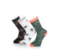 Star Wars - Crew 3 Pack White - Socks - white - EU 39-42 - 78% Cotton, 20% Polyamide, 2% Elastane EU 39-42