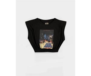 Star Wars - Cropped Women's Tank Top Black