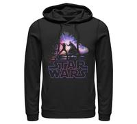 Star Wars Crossing Sabers Mens Pullover Hoodie, Black, L