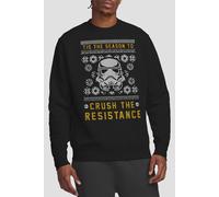Star Wars Crush the Resistance This Christmas Sweatshirt Black Star Wars Black L