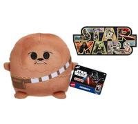 STAR WARS Cuutopia Plush 5-inch Toy, Rounded Soft Pillow Doll Inspired with Bonus Sticker (Chewbacca)
