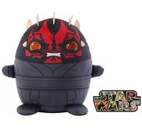 STAR WARS Cuutopia Plush 5-inch Toy, Rounded Soft Pillow Doll Inspired with Bonus Sticker (Darth Maul)