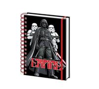 Star Wars Dark Side A5 Wirebound Notebook (21cm x 15.5cm x 1.8cm) (Black/Red/White)